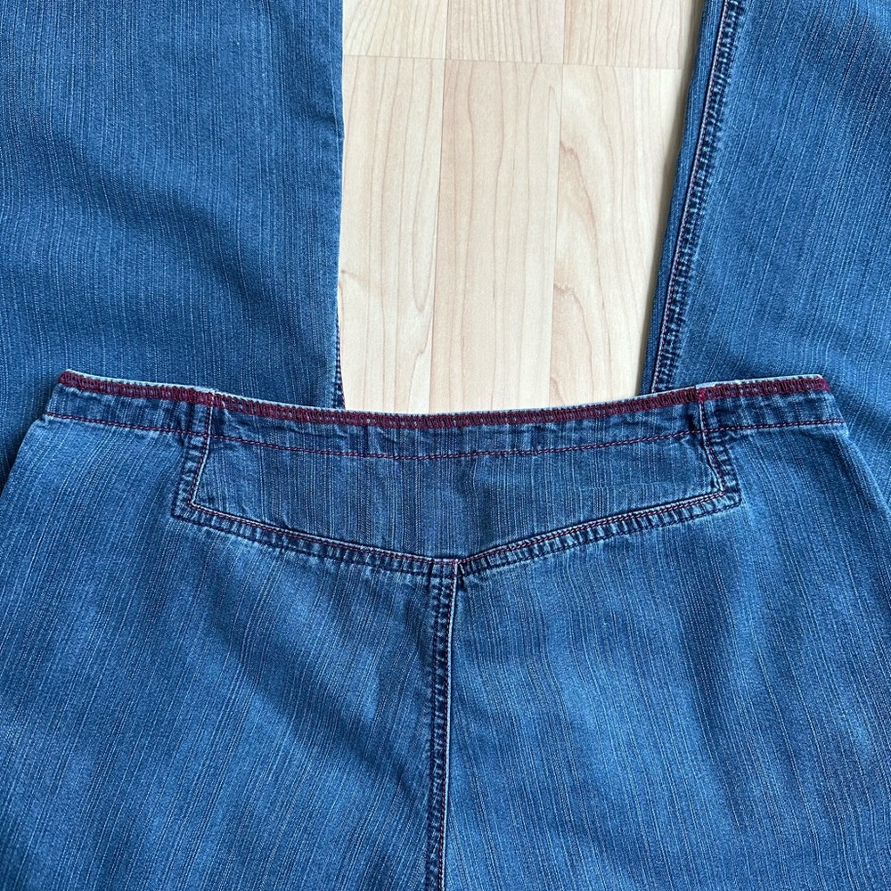 Vintage Y2K Express Blue Jeans with Red Stitching - Picture 6 of 7